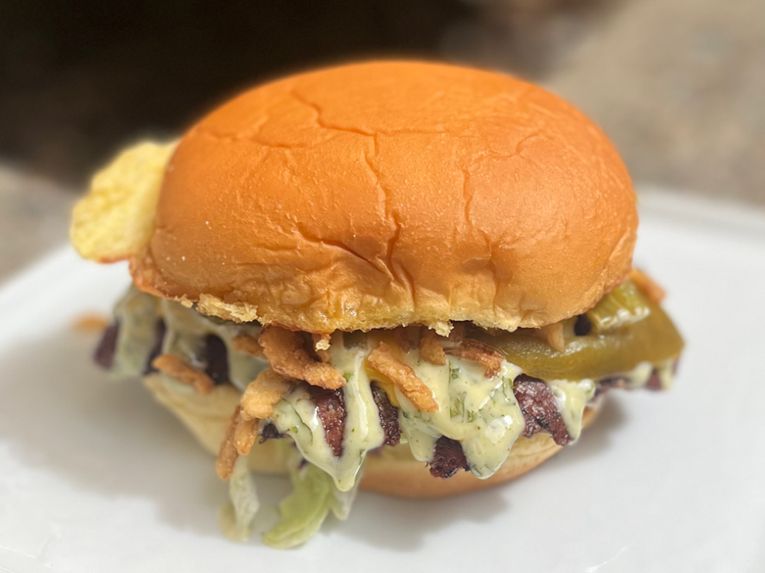 Down the Hatch Burger
