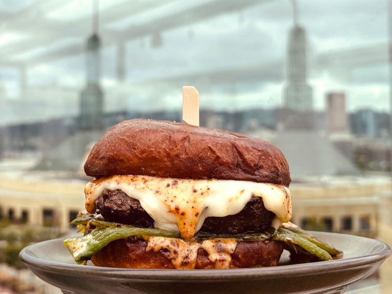 Roasted Poblano Burger