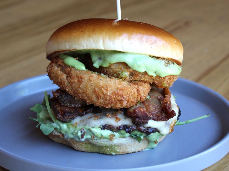 Basil Buckaroo Burger