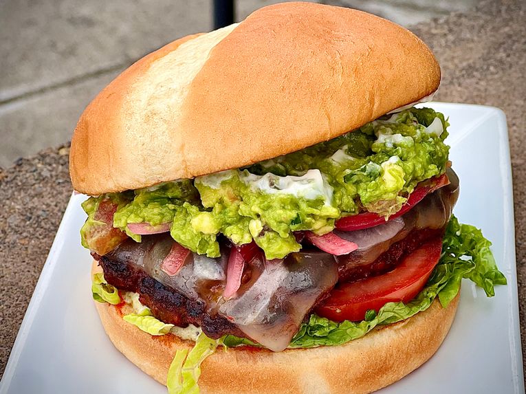 The Chorizo Guac Burger