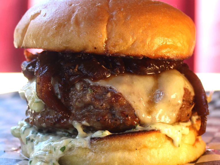French Onion Juicy Lucy