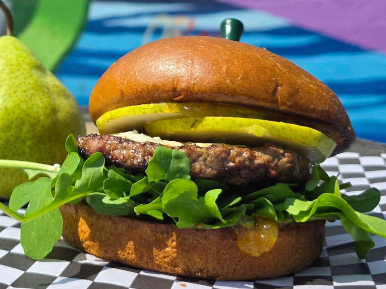 *It's alive!* Pearenstein Burger