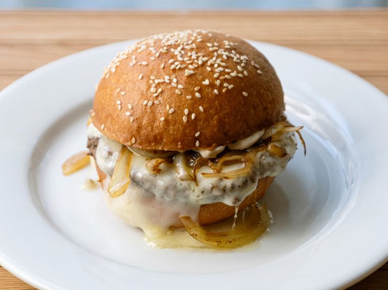 French Onion Soup Burger